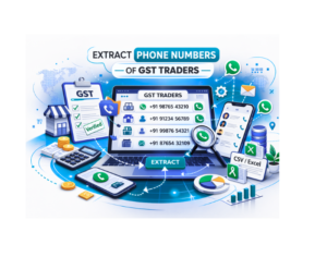 Extract Phone Numbers of GST Traders