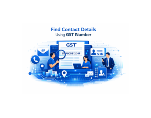 Find Contact Details Using GST Number
