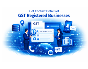 Get Contact Details of GST Registered Businesses